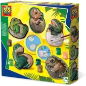 SES Creative - Støp og maling - Dino Egg - - OneSize - Kreativt leker