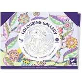 Djeco Fargelegg selv Plakater - 3 stk. - Fargeleggingsgalleri - - OneSize - Kreativt leker