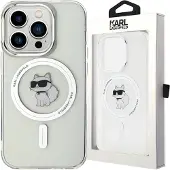 Karl Lagerfeld IML Choupette MagSafe-etui for iPhone 14 Pro - gjennomsiktig