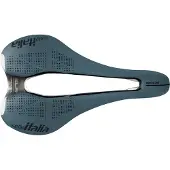 Selle Italia -sadel SLR BOOST GRAVEL TI316, Superflow L (L3), TI 316-skinne, Fibra-Tek, Light Gel, 209 g, blå (NY)