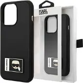 Karl Lagerfeld Ikonik Patch-etui for iPhone 13 Pro / iPhone 13 - Svart