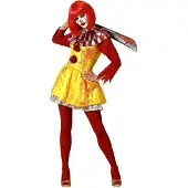 Atosa Halloween Clown Damekostyme
