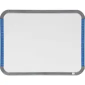 Nobo Slimline - Whiteboard - 220 x 280 mm - magnetisk - sterkt hvitt - blå-/sølvfarget ramme
