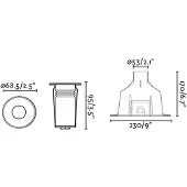 Faro LED-poolbelysning Nok, nikkelfarget, stål, Ø 6,8 cm, IP68