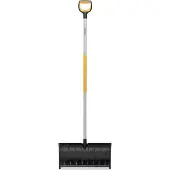 Fiskars 1057179, Snøskuffe, Metall, Sort, Oransje, Ergonomisk, 53 cm, 1,52 kg