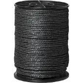 Foga Ledd Elektrisk tau Standard 8mm 200m Sort