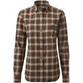 Chevalier Heron Flanellskjorte Dame, 40W, Holly Green Checked