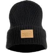 Arrak Outdoor Beanie Coarse Knit Beanie, Svart