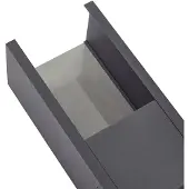 LUCANDE utendørs vegglampe , svart/grå, aluminium