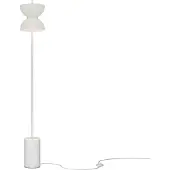 Maytoni LED-gulvlampe Kyoto, hvit, høyde 145 cm, marmor