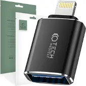 Tech-Protect UltraBoost Lightning til USB-A-adapter - Svart