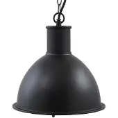 LINDBY utendørs pendellampe Luciane, svart, aluminium, Ø 31,8 cm
