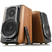 Edifier S1000MKII - Høyttalere - bokhylle - trådløs - Bluetooth - 60 watt - toveis - svart, tre