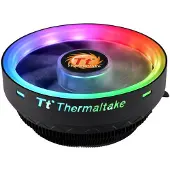 Thermaltake UX100 ARGB - Prosessorkjøler - (for: LGA775, LGA1156, AM2, AM2+, AM3, LGA1155, AM3+, FM1, FM2, LGA1150, LGA1151, AM4, LGA1200) - aluminium - 120 mm