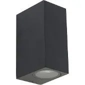 QAZQA Moderne vegglampe sort 2-lys IP44 - Baleno