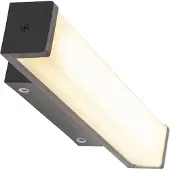 QAZQA Vegglampe svart 32 cm IP44 - Cascada