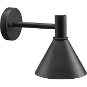 PR Home utendørs vegglampe Minitripp, svart, IP44, metall