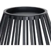 LUCANDE terrasselampe Marrin, svart, metall, Ø 46cm