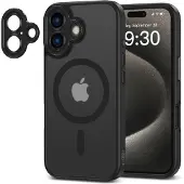 Tech-Protect MagCam MagSafe iPhone 16-etui - halvtransparent
