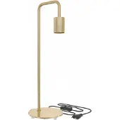 Calex U-Line bordlampe med 1,5 m kabel, gull