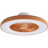 LINDBY LED-takvifte Teleo, Ø 58 cm, trefarget, CCT