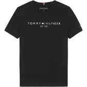 Tommy Hilfiger T-skjorte - Essential - Organic - Svart - - 16 år (176) - T-skjorte