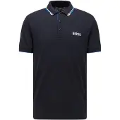 BOSS for man. 50469102 Paddy Pro navy polo shirt (S), Blue, Casual, Cotton, Short sleeve