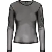 Pieces Ninni Langermet Bluse