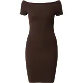 Urban Classics Off Shoulder Kort Ermet Kort Kjole
