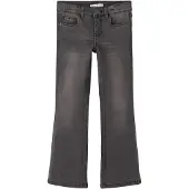Name it Jeans - Noos - NkfPolly - Dark Grey Denim - - 7 år (122) - Jeans