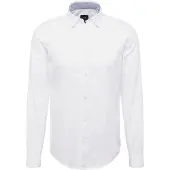 Armani Exchange for man. 8NZCGBZ8ANZ0130 Basic shirt white (XS), Casual, Cotton, Long sleeve