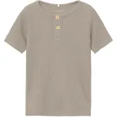 Name It Mini T-skjorte - Noos - NmmKab - Pure Cashmere - - 1 år (80) - T-skjorte