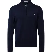 Gant for man. 8030564 Classic cotton jumper with navy half zip (3XL), Casual