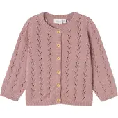 Name it Cardigan - Strikk - Noos - NmfBanni - Deauville Mauve - - 74 - Cardigan