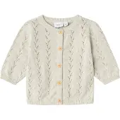 Name it Cardigan - Strikk - Noos - NmfBanni - Peyote Melange - - 74 - Cardigan