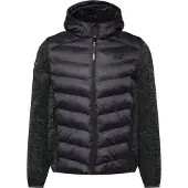 Superdry for man. M5012042A Hooded hybrid knitted jacket Storm grey (XXL), Casual, Recycled Polister, Sustainable