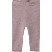 Name it Leggings - Noos - Ull - NbfWang - Purple Dove - - 1 år (80) - Leggings - Ull