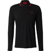 HUGO Derriko 10257070 Langermet Poloskjorte
