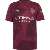 Puma Manchester City 24/25 Third Jersey Men, Clothing, Dark Jasper, XXL