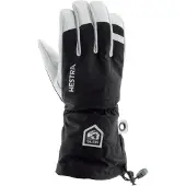 Hestra Army Leather Heli Skihansker, Black
