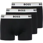BOSS for man. 50475274 Pack 3 Boxers Troncal black (M), Homewear, Cotton