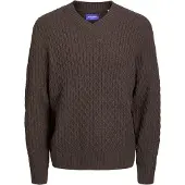 Jack & Jones Cosy Cable V-hals Genser