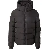 Superdry for man. M5011905A Black padded sports jacket (S), Casual, Recycled Polister, Sustainable