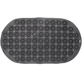 Bathroom Solutions sklisikker matte til bad/dusj grå 68x37 cm