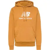 New Balance Essentials Stacked Logo French Terry Hetteskjorte
