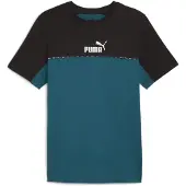 Puma Ess Block X Tape Kortarmet T-skjorte