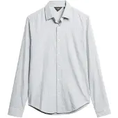 Superdry for man. M4010710A Cotton long sleeve grey dress shirt (M), Casual