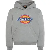 Dickies Hettegenser - Ungdom Logo - Heather Grå - - 4-5 år (104-110) - Hettegenser