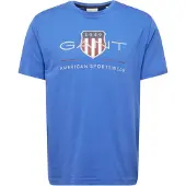 Gant for man. 2003199 Archive Shield T-shirt blue (3XL), Casual, Cotton, Short sleeve