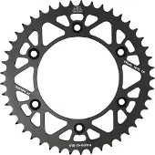 JT Sprockets Honda Jta210.48blk Aluminium Bakre Tannhjul